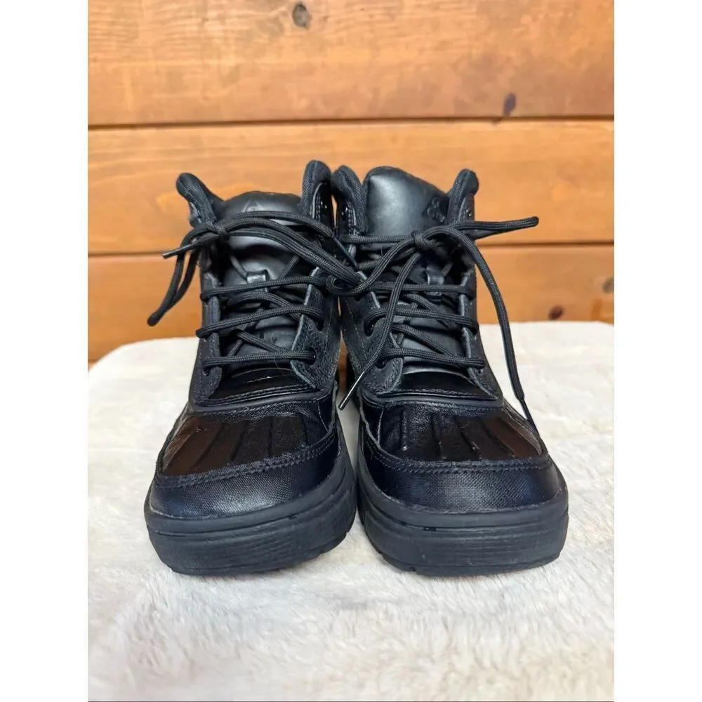 Nike Kids' Woodside 2 High ACG boots black-on-black Sz 1.5 Youth 524873-004
